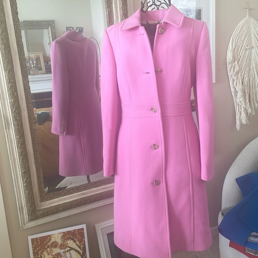 J.Crew double cloth coat, pink size 2
